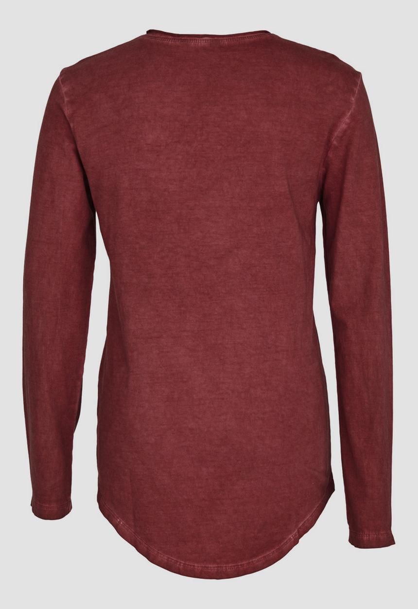 GUESS - Gunner Crew  Tee Dark Red