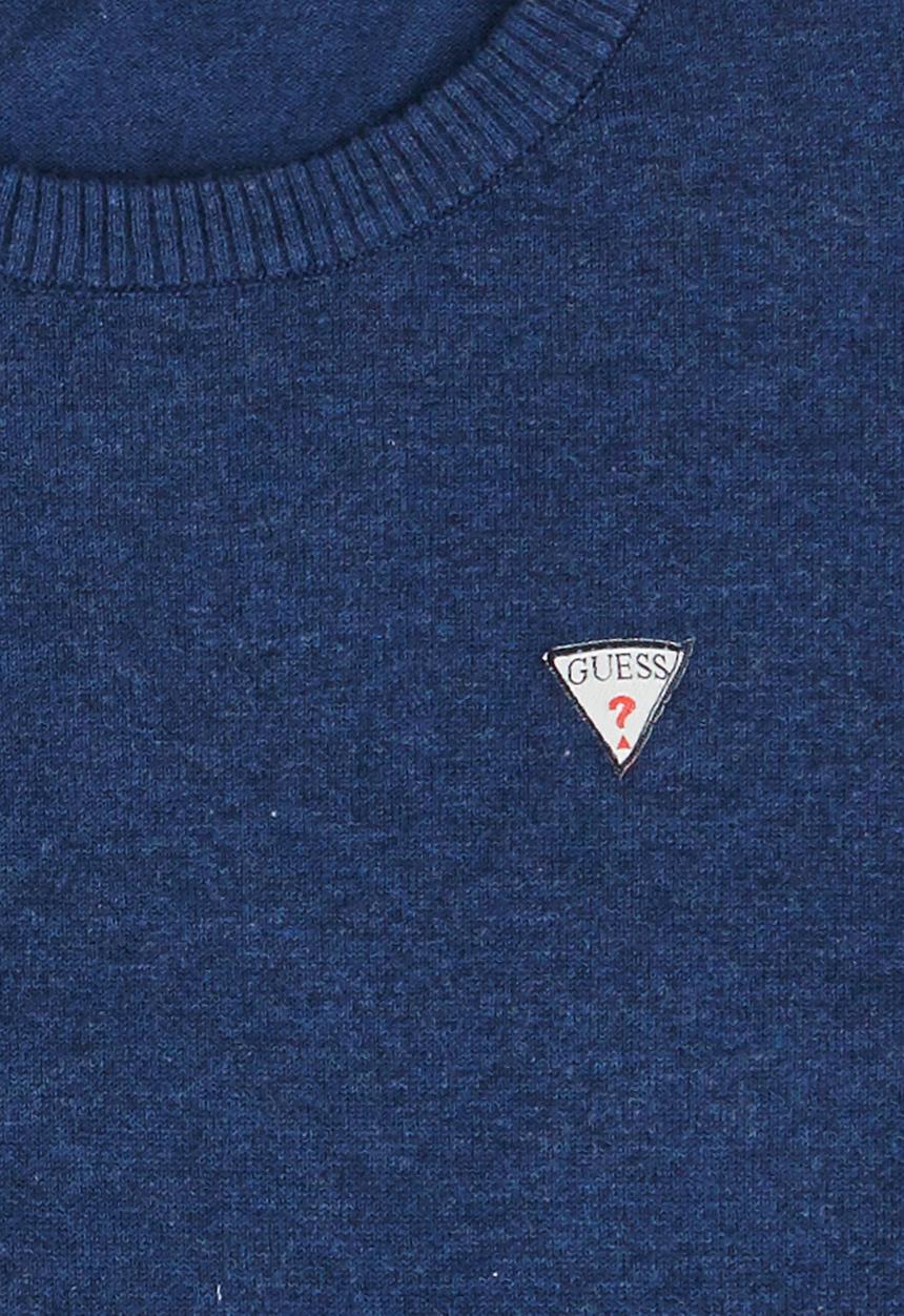 GUESS - L/S Classic Guess Knit Top Blue