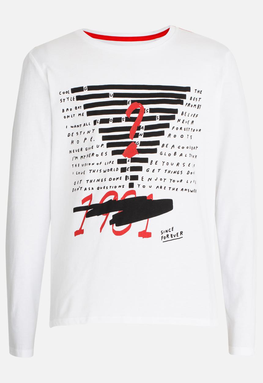 GUESS - Boys Crossed Out 1981 White Tee
