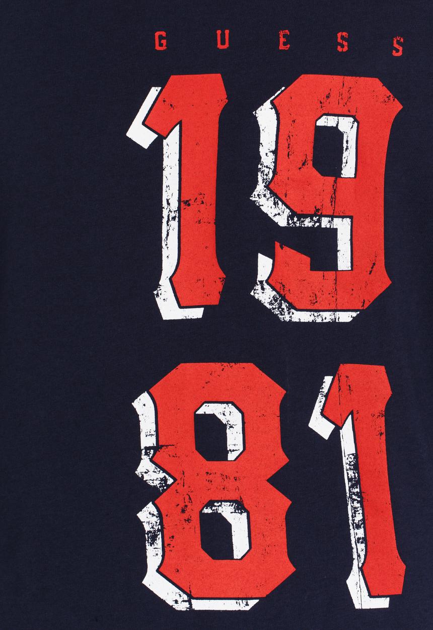 GUESS - Boys 1981 Tee Dark Blue