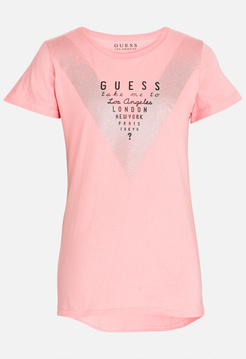 GUESS - Tri Tee Coral
