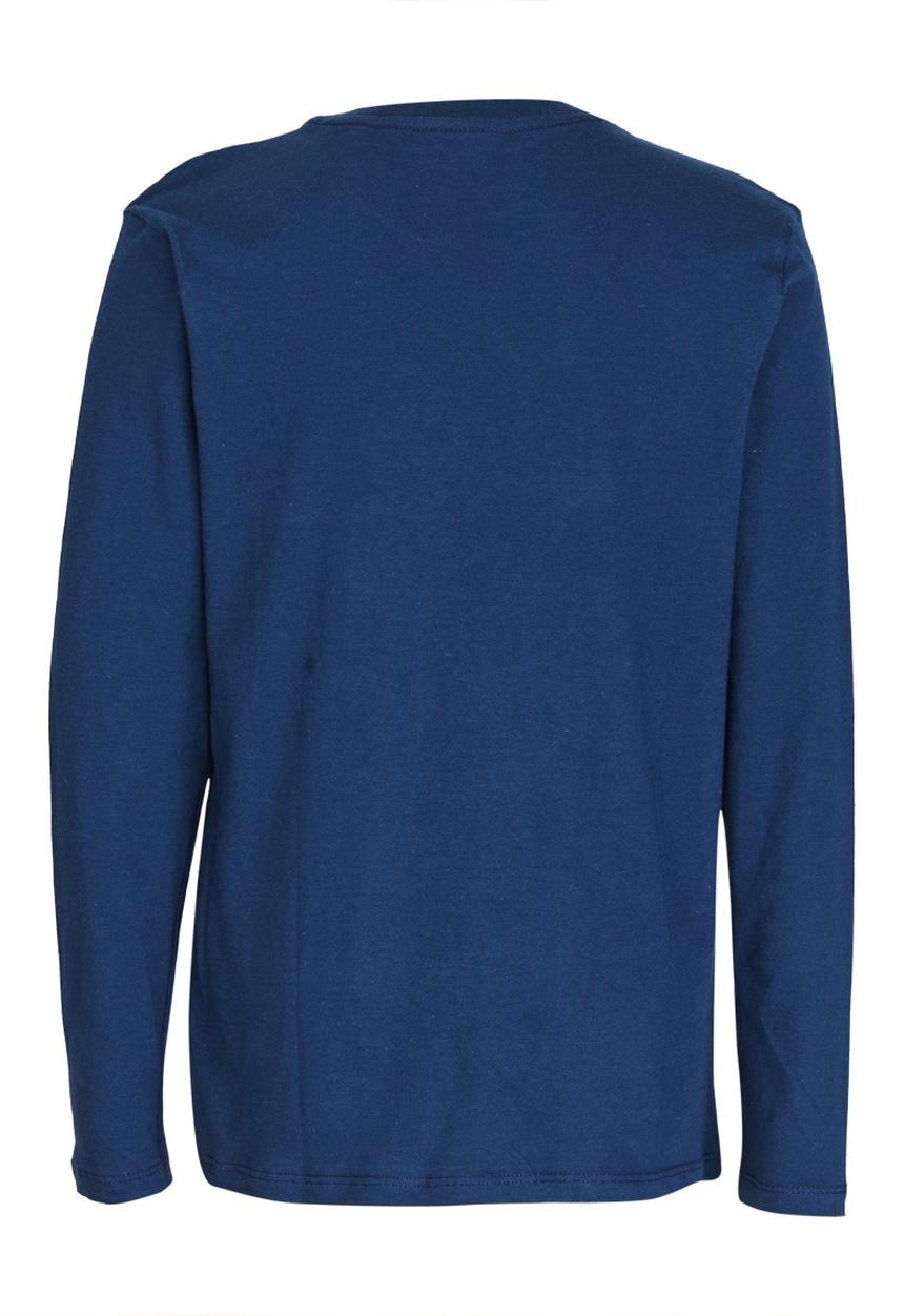 GUESS - L/S Guess Washed Jeans Tee Blue