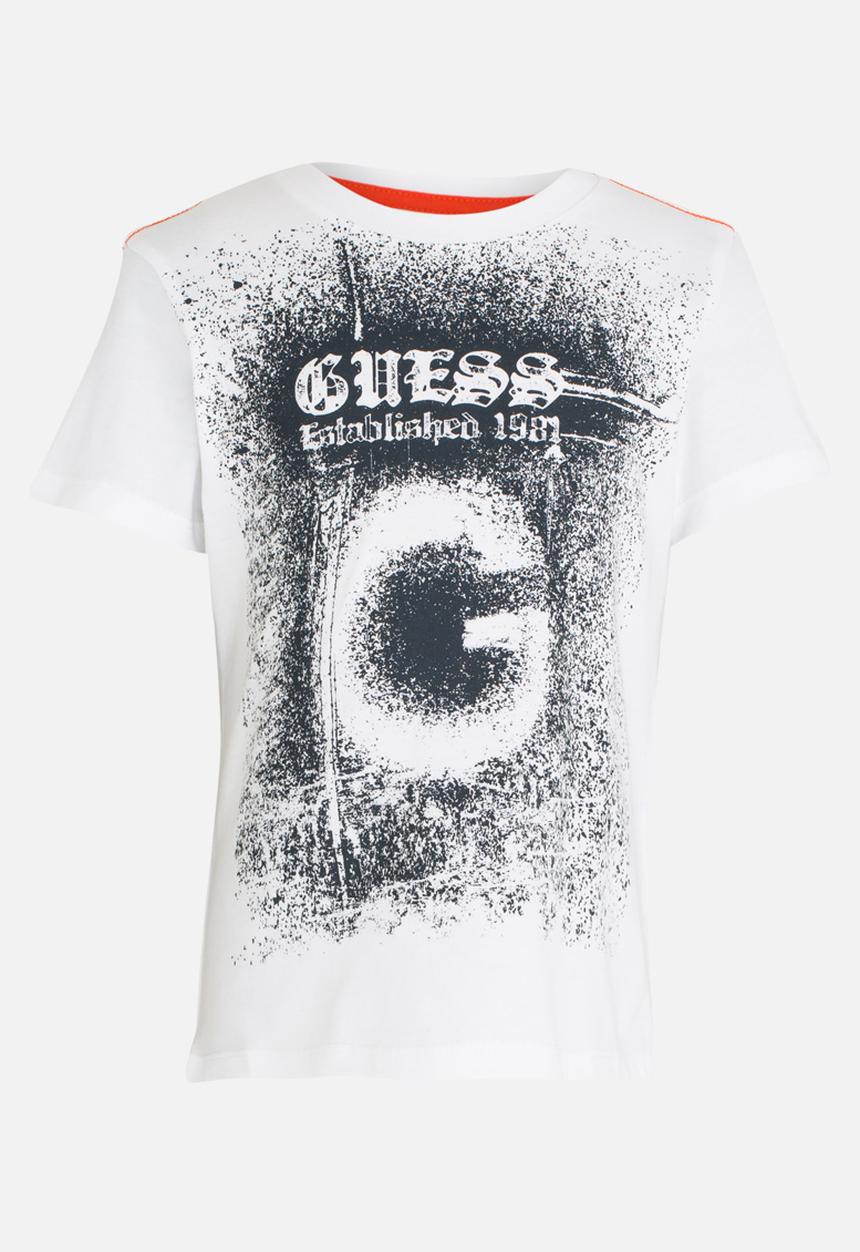 GUESS - Spray Paint Tee White