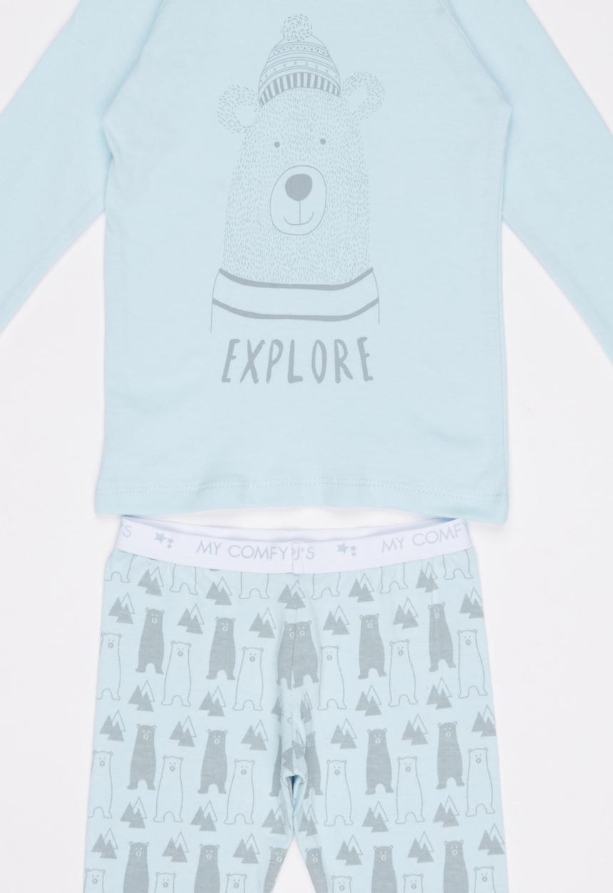 Home Grown Africa - Explore Bear Long Johns  Multi-colour
