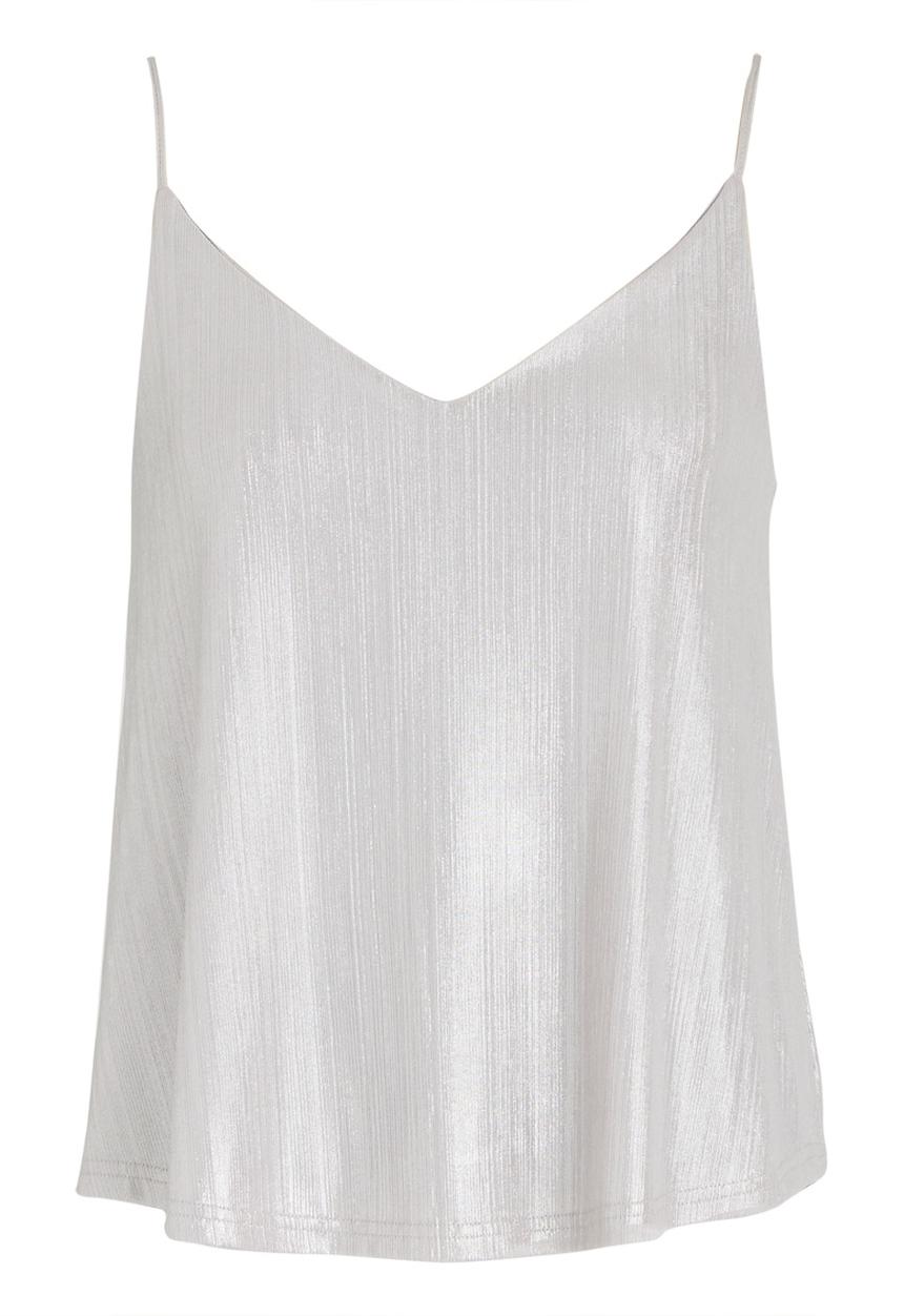 Kate Jordan - Shimmer Cami Vest Silver