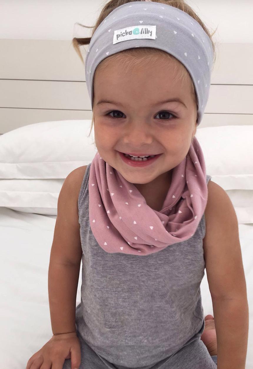 Pickalilly - Snoodlet Scarfs Pale Pink