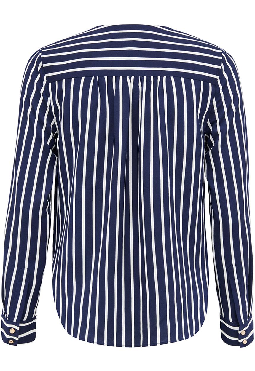 Forever New (Spree) - Sylvia Stripe Wrap Blouse Blue and White