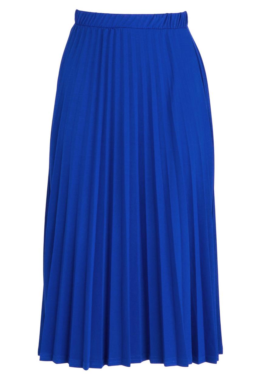 edit - Knit Workwear Skirt Cobalt