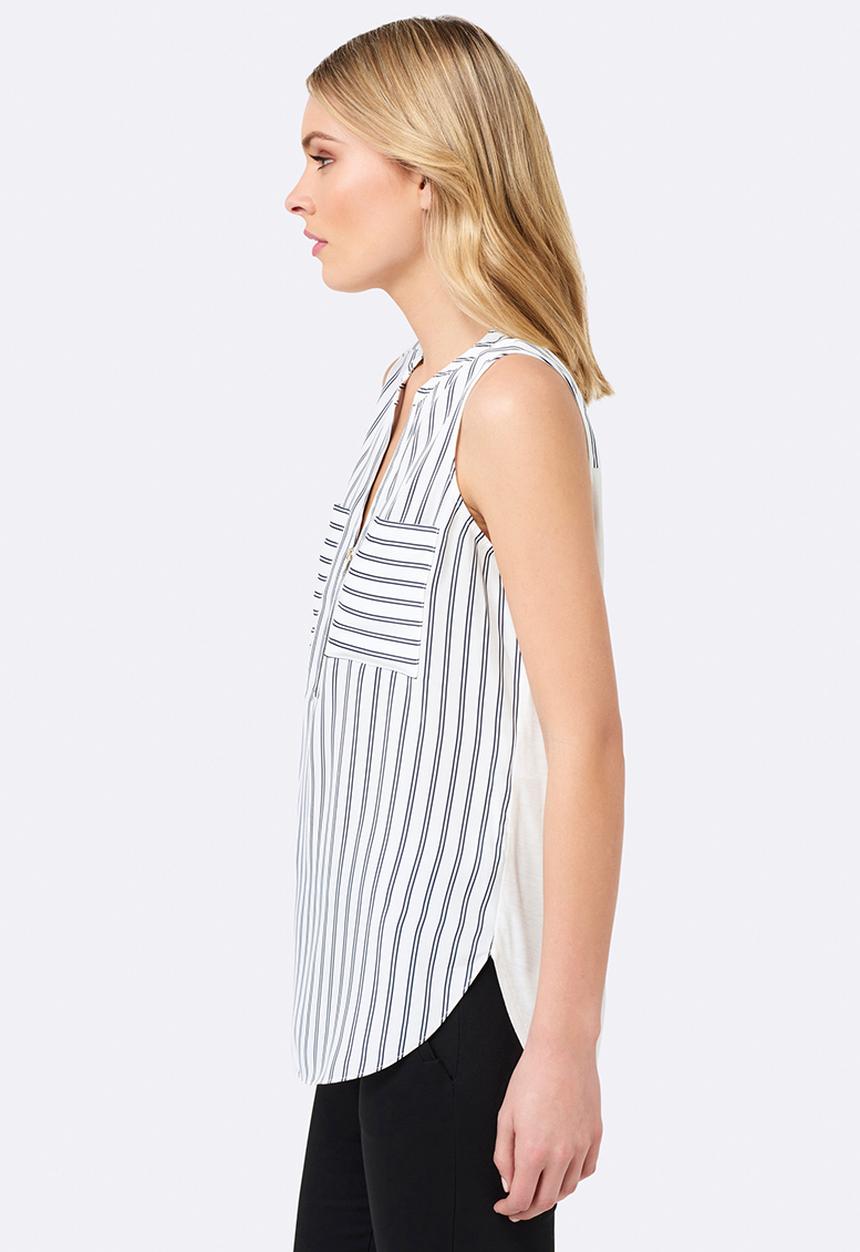 Forever New (Spree) - Matilda Zip Front Tank Multi-colour