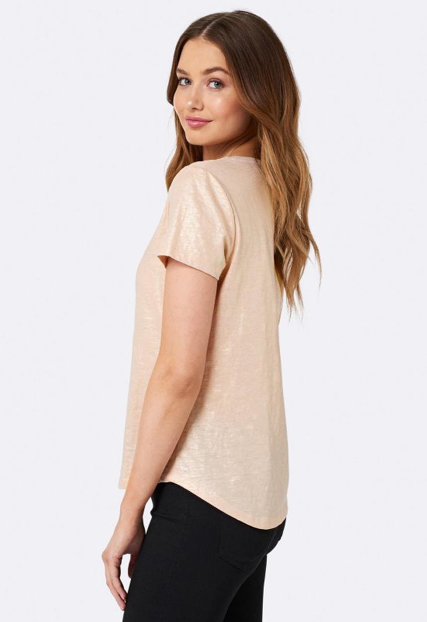 Forever New (Spree) - Raven Metallic Spra Foil Tee Gold