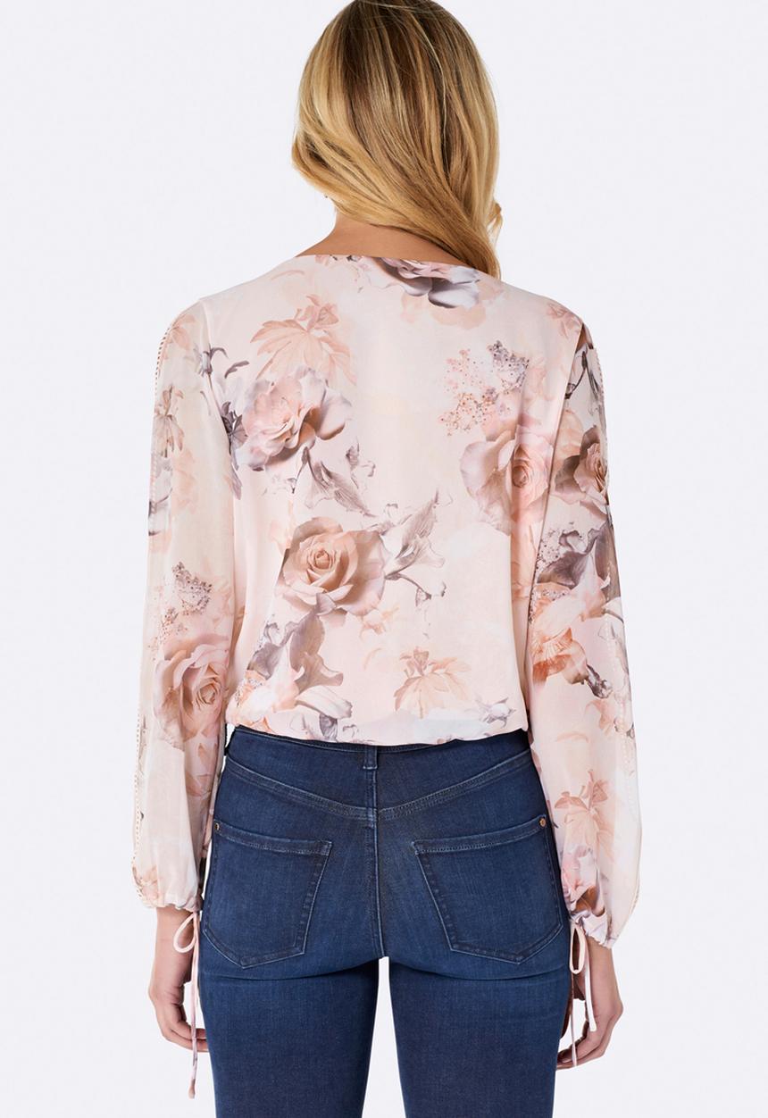 Forever New (Spree) - Dahlia Wrap Bodysuit Pale Pink