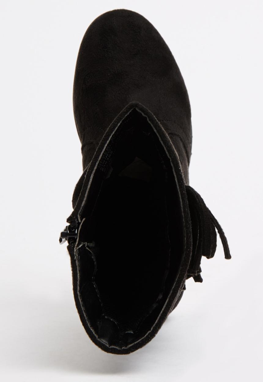 Jumbo - Fringe Boot Black