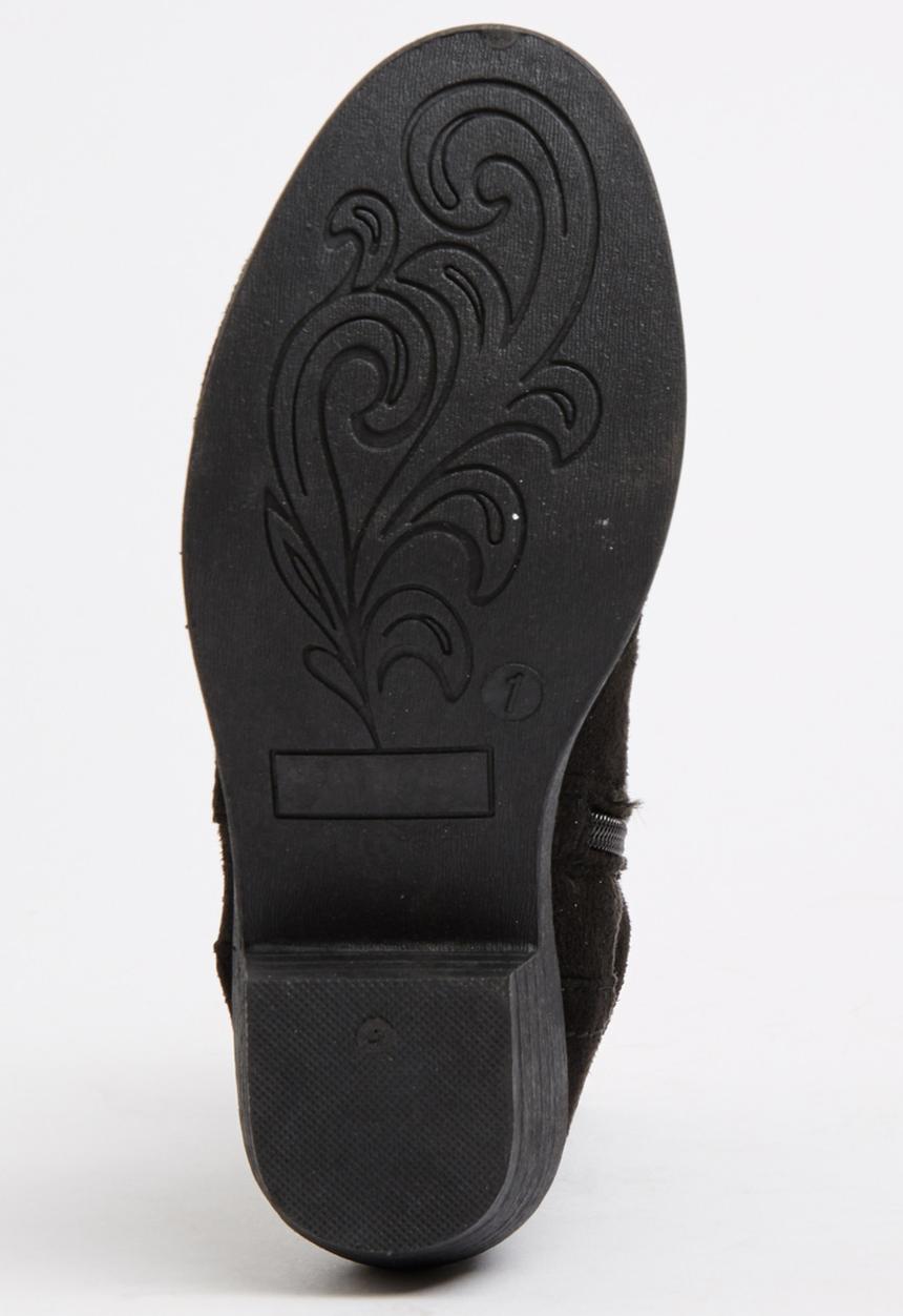 Jumbo - Fringe Boot Black