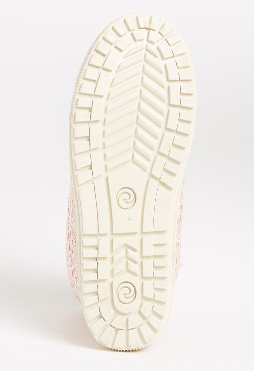 Jumbo - Lace Up Sneaker Mid Pink