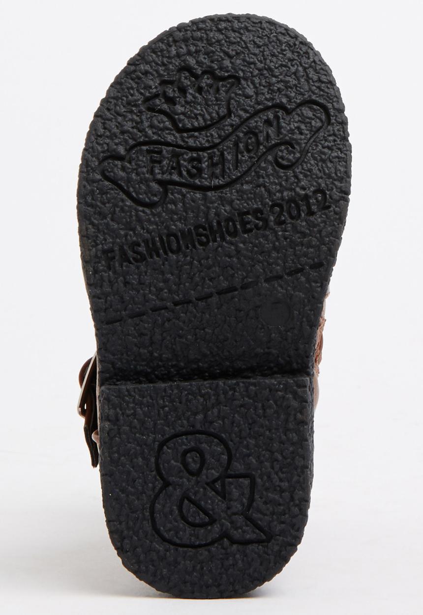 Awol - Buckle Boot Brown/Black
