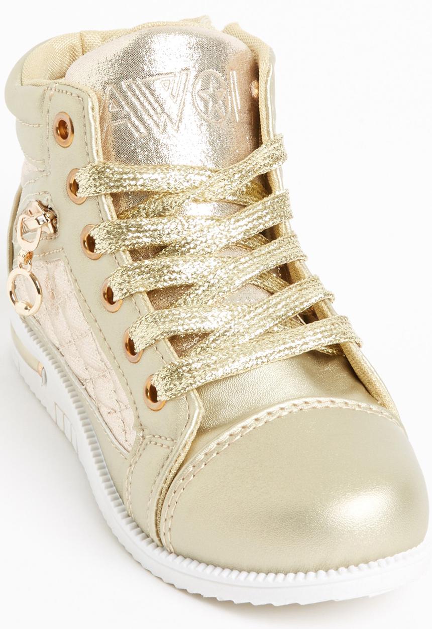 Jumbo - Lace Up Sneaker Gold