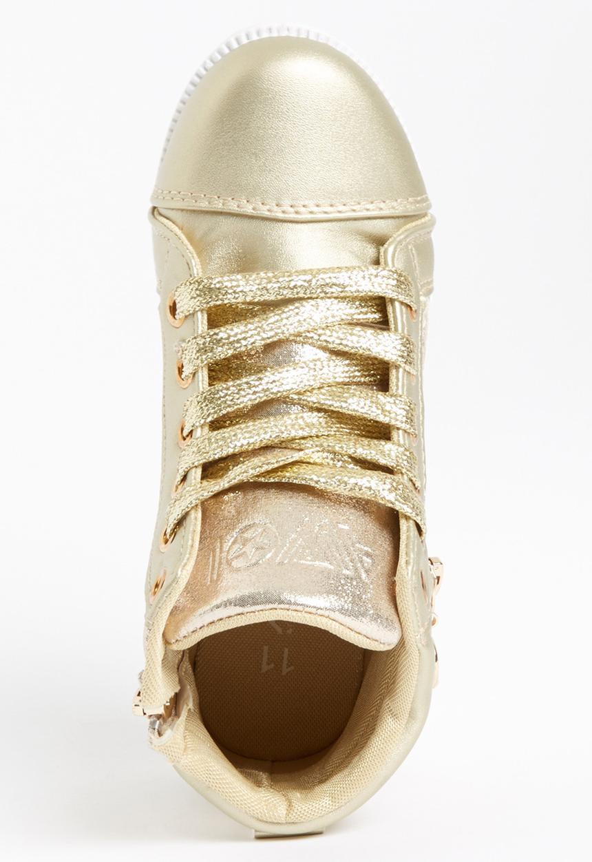 Jumbo - Lace Up Sneaker Gold