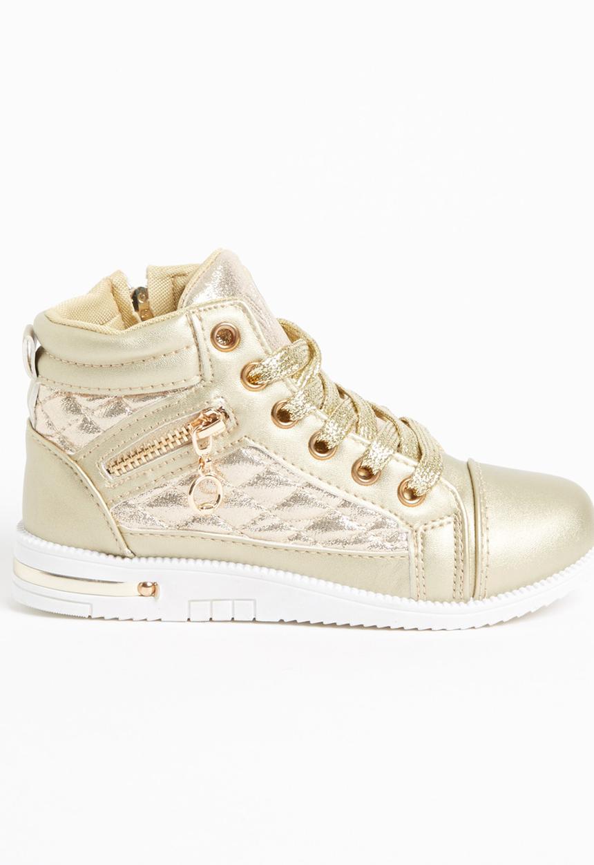 Jumbo - Lace Up Sneaker Gold
