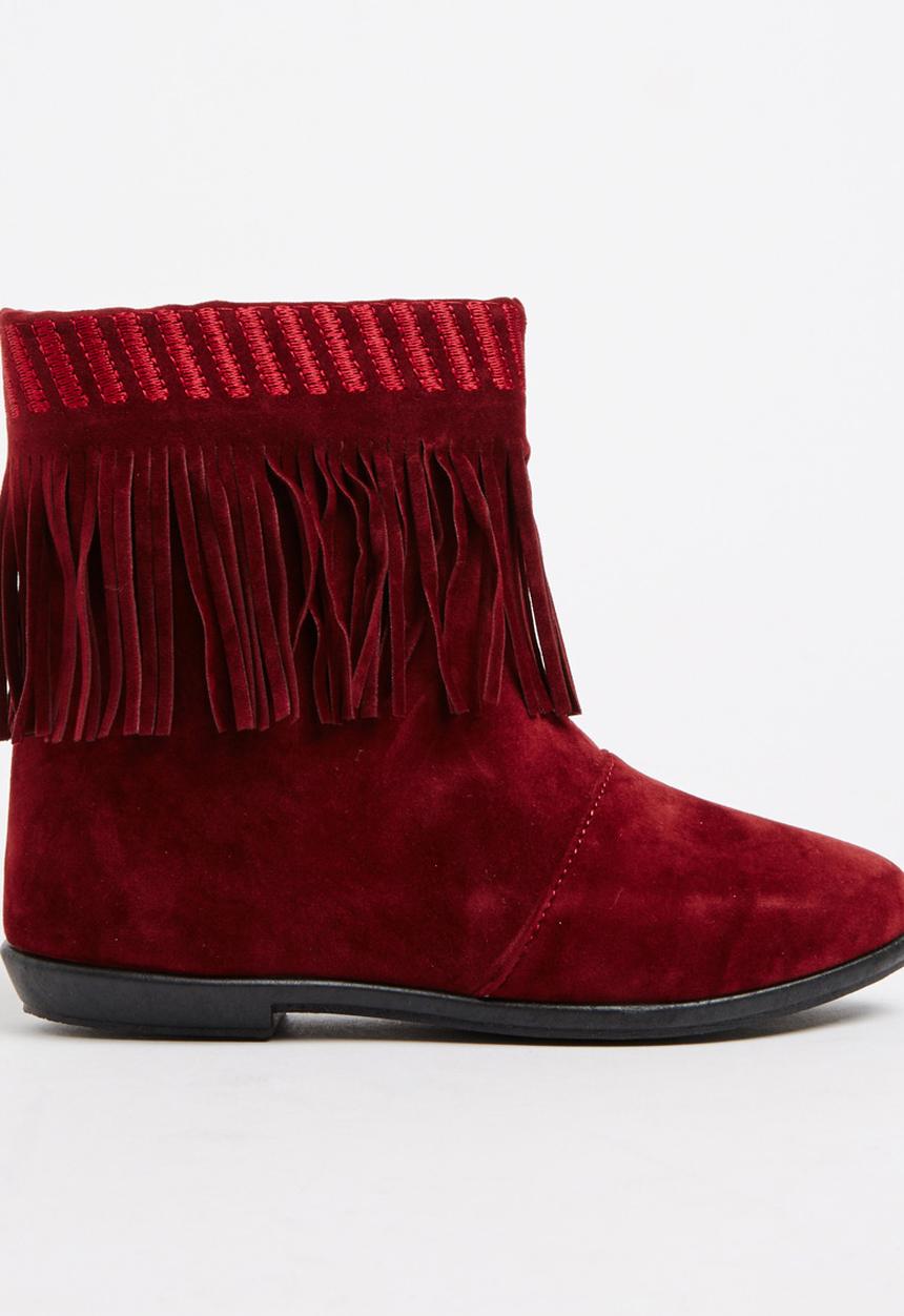 Awol - Boho Boot Dark Red