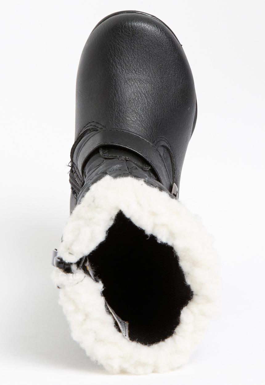 Jumbo - Boot with Fur Detail Black