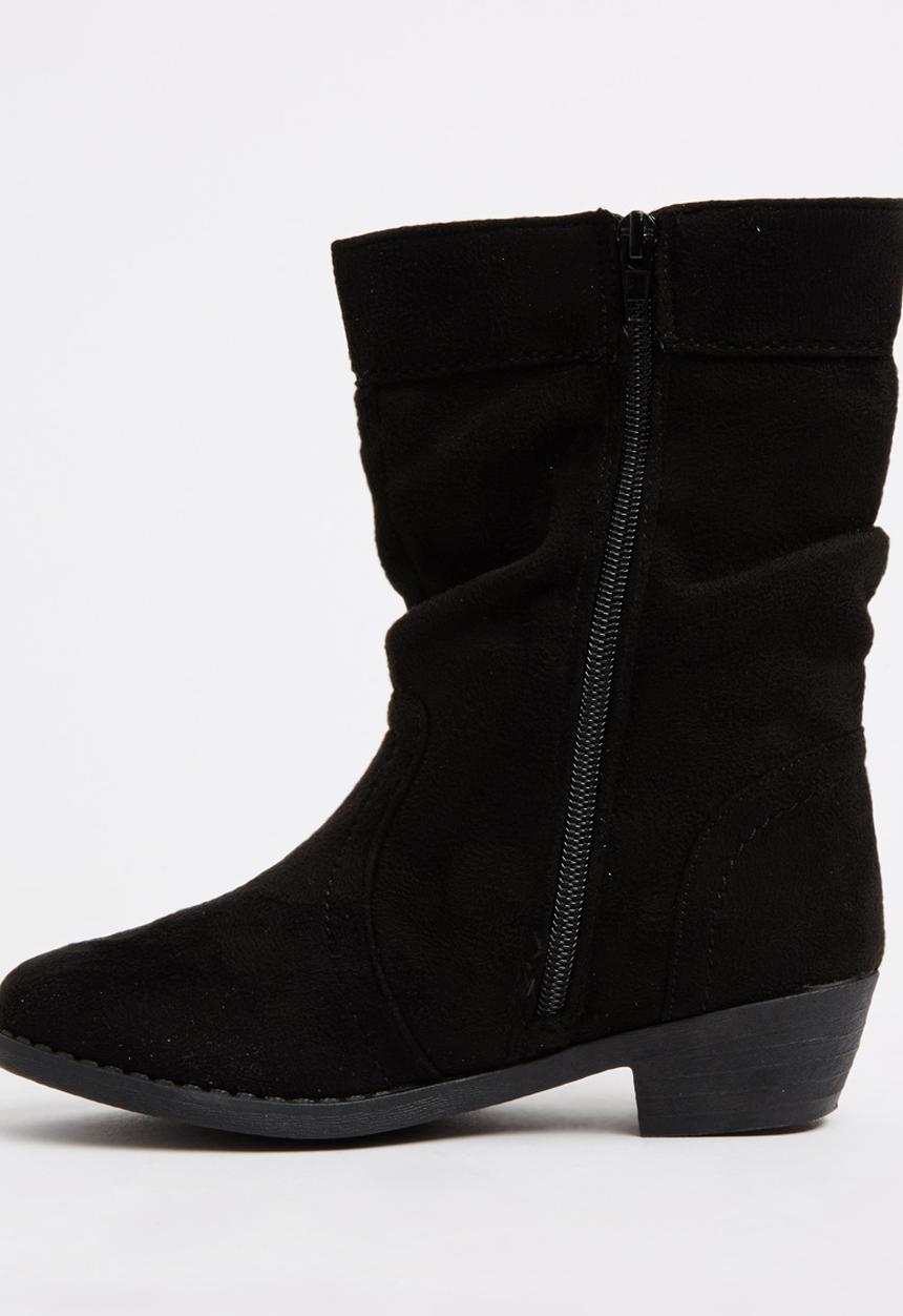 Jumbo - Fringe Boot Black