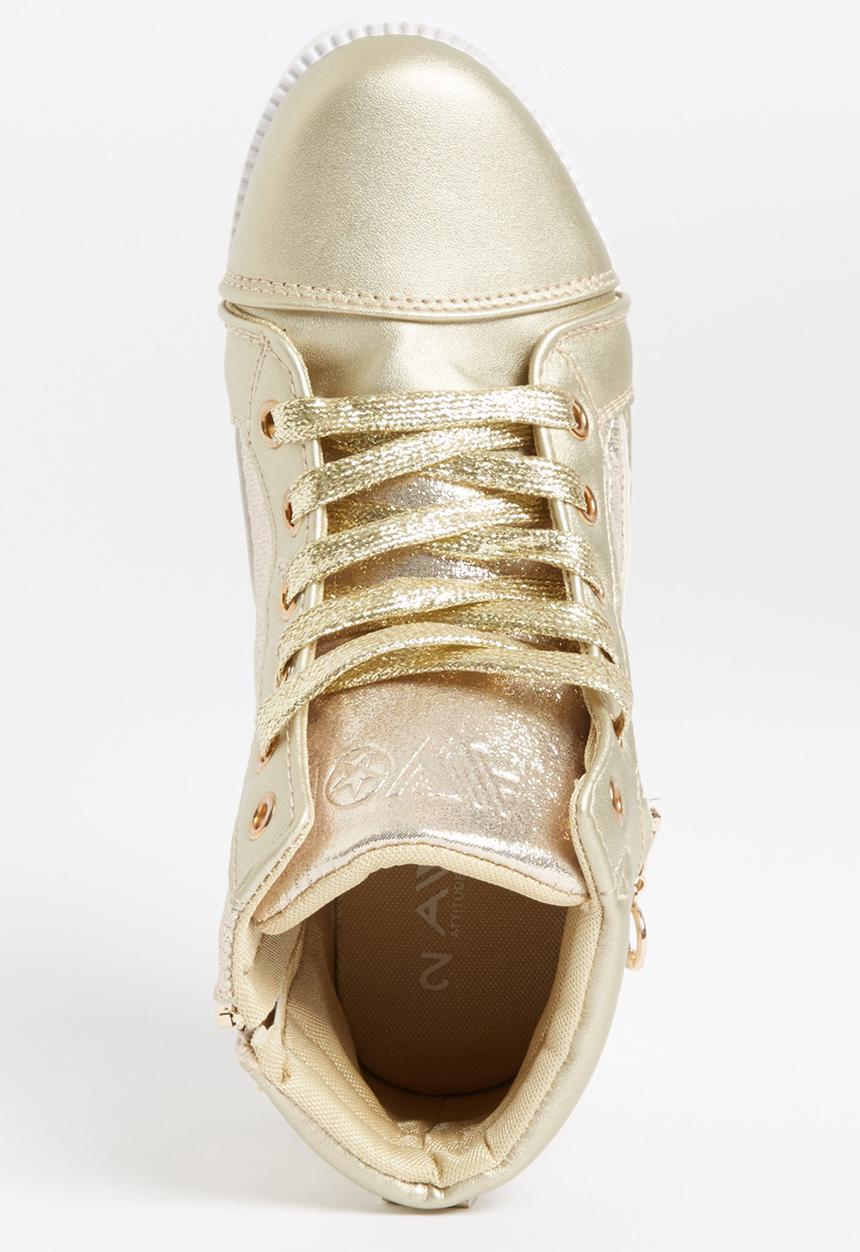 Jumbo - Lace Up Sneaker Gold