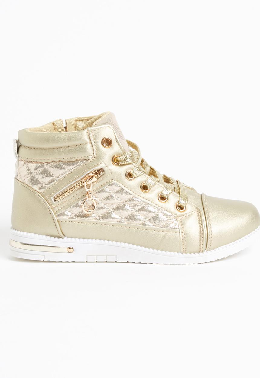 Jumbo - Lace Up Sneaker Gold