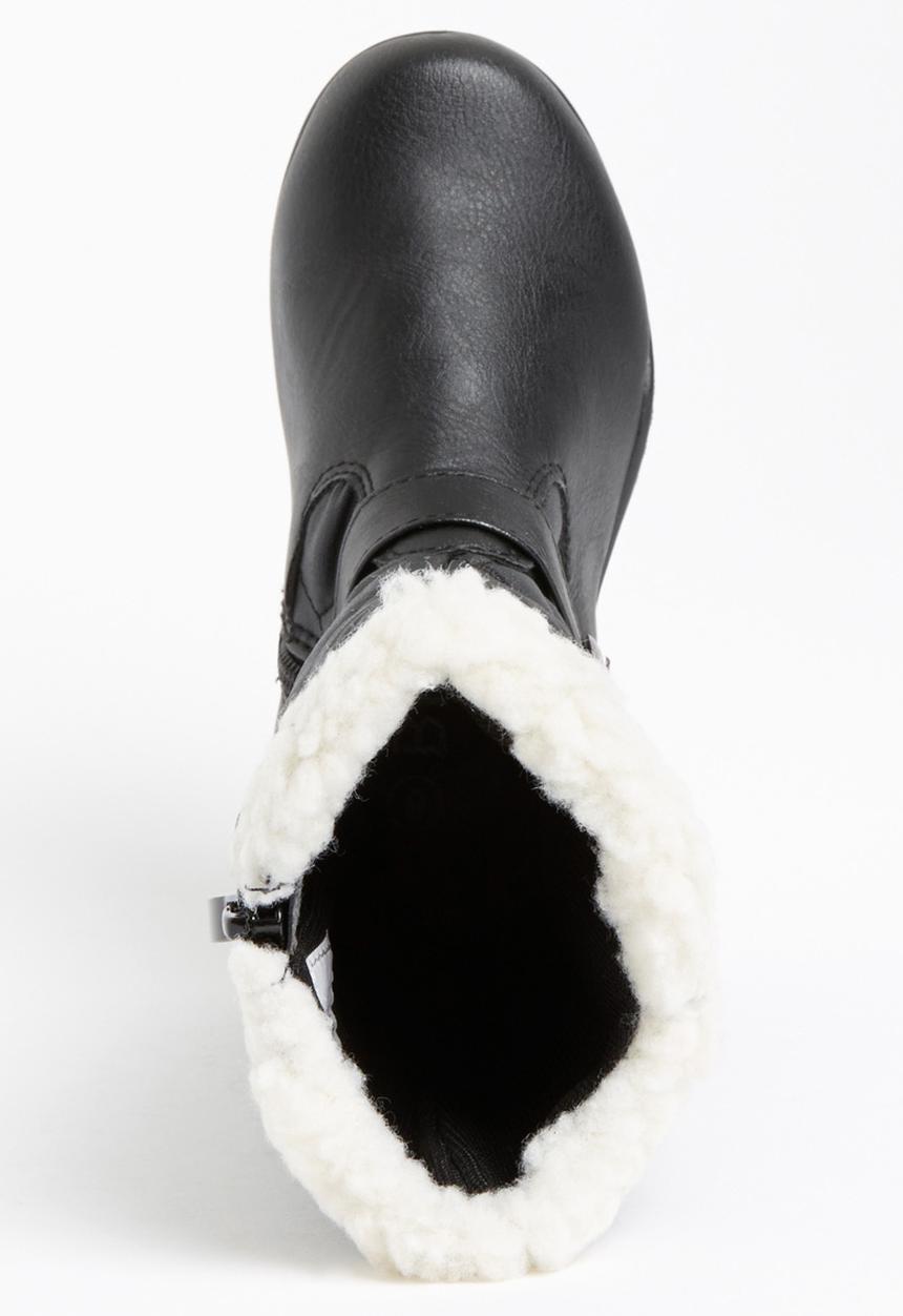 Jumbo - Boot with Fur Detail Black