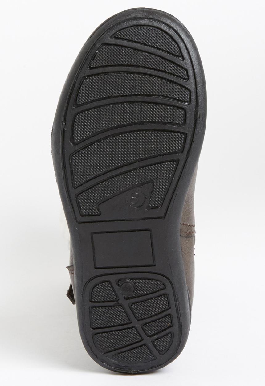 Jumbo - Boot with Fur Detail Mid Grey