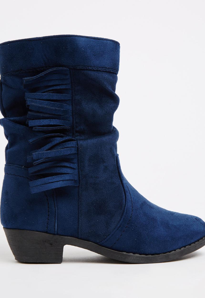 Jumbo - Fringe Boot Navy