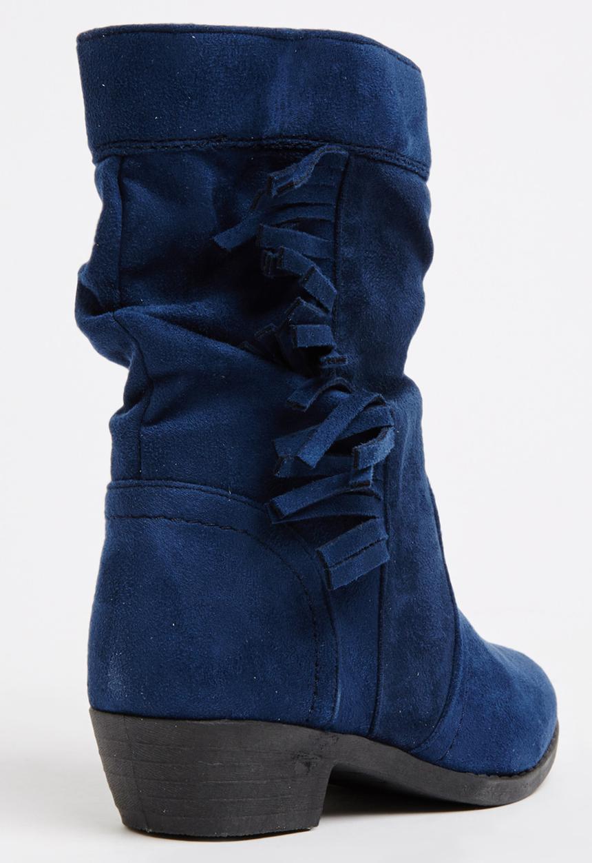 Jumbo - Fringe Boot Navy