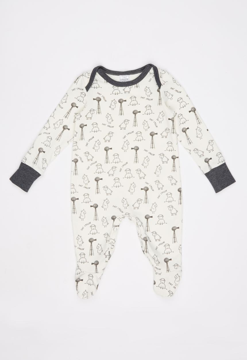 Just chillin - Boys Bodysuit Multi-colour