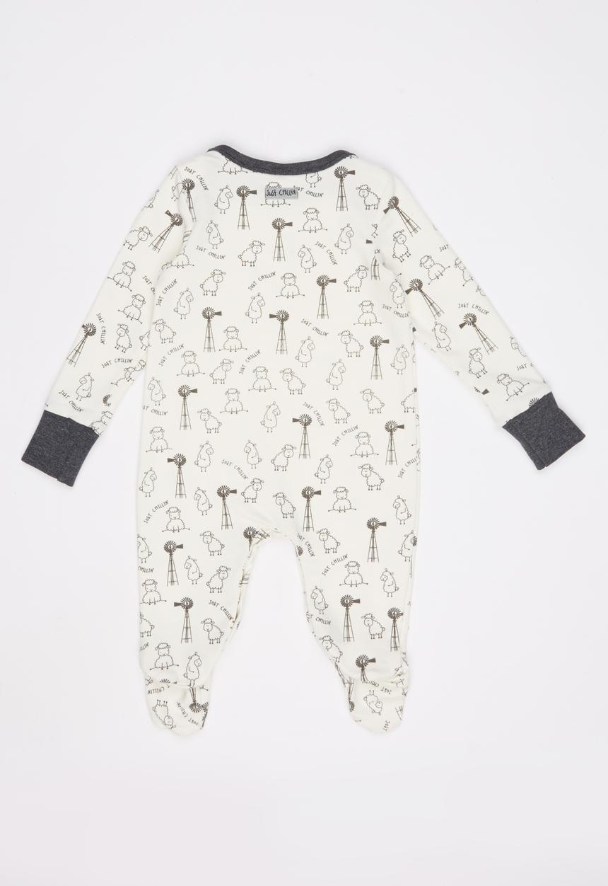 Just chillin - Boys Bodysuit Multi-colour