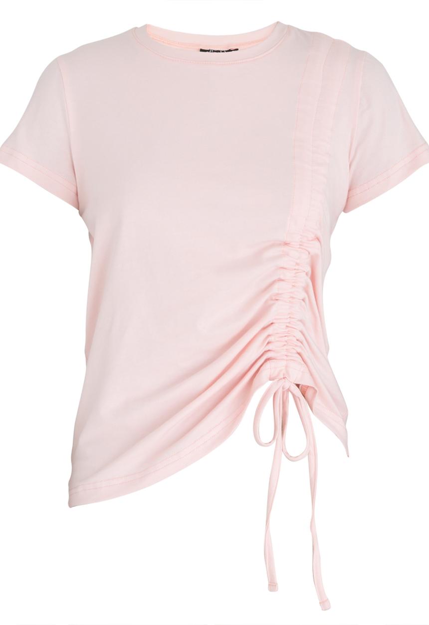c(inch) - Drawcord T-shirt Pale Pink