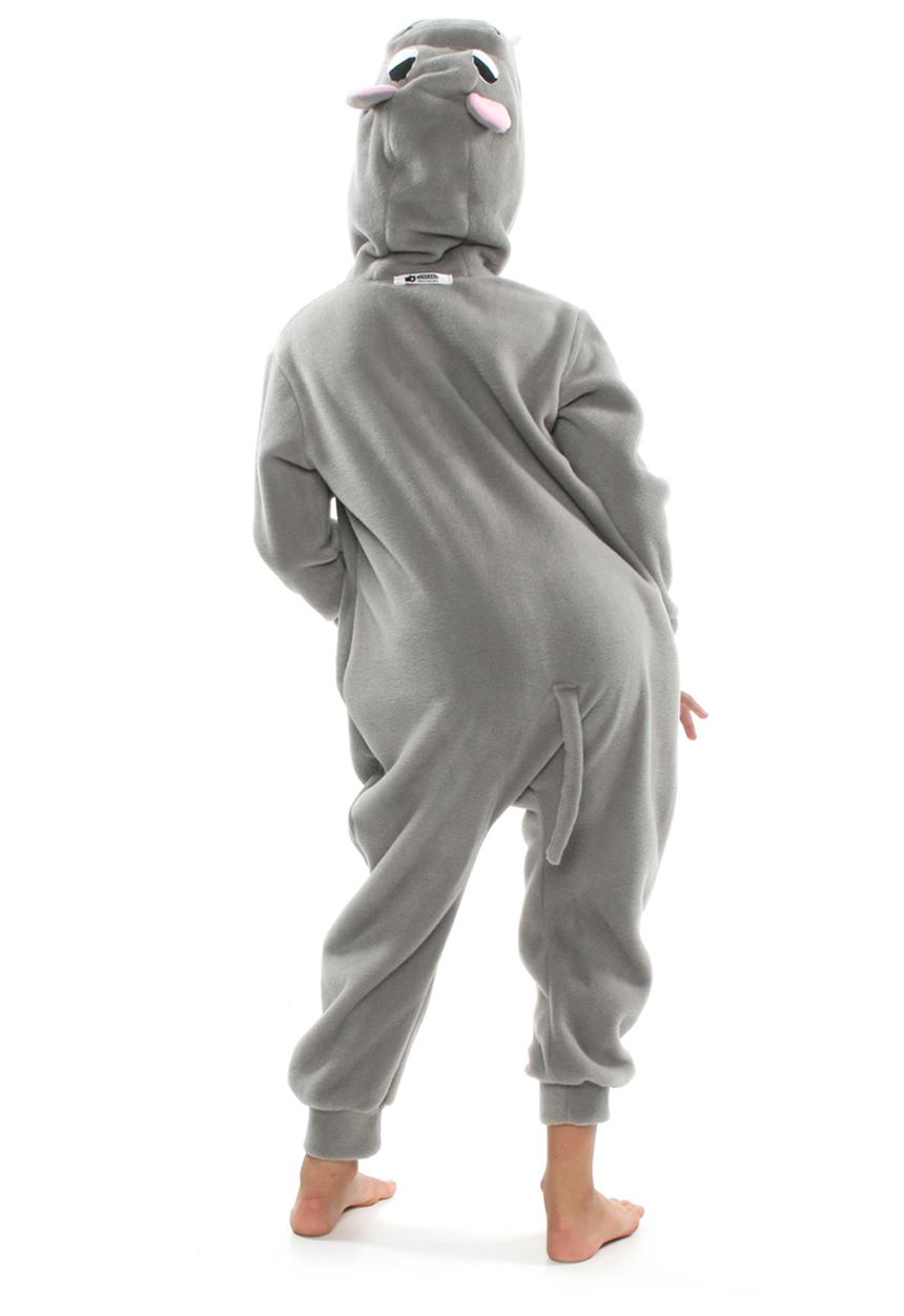 aFREAKa Clothing - Hippo Onesie Grey