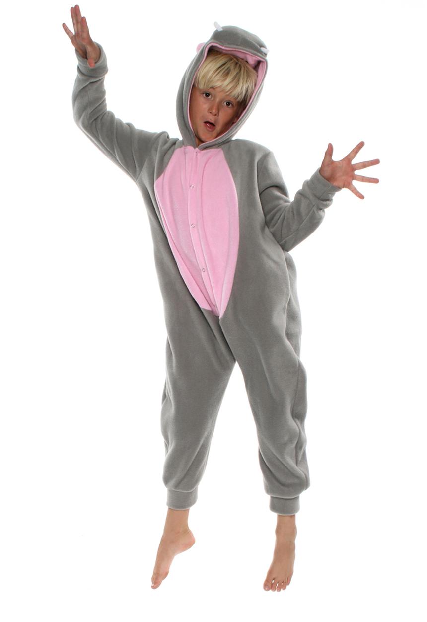 aFREAKa Clothing - Hippo Onesie Grey