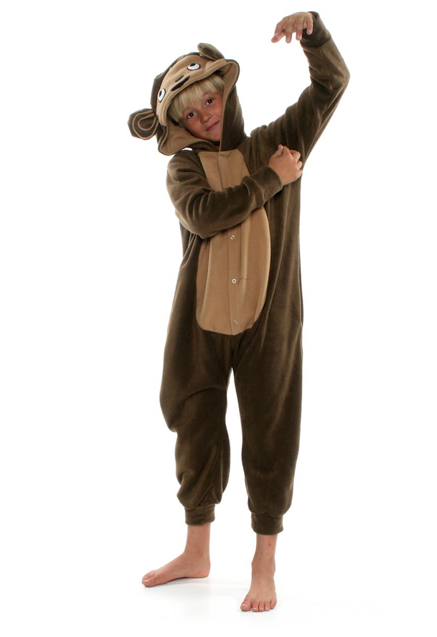 aFREAKa Clothing - Monkey  Onesie Dark Brown