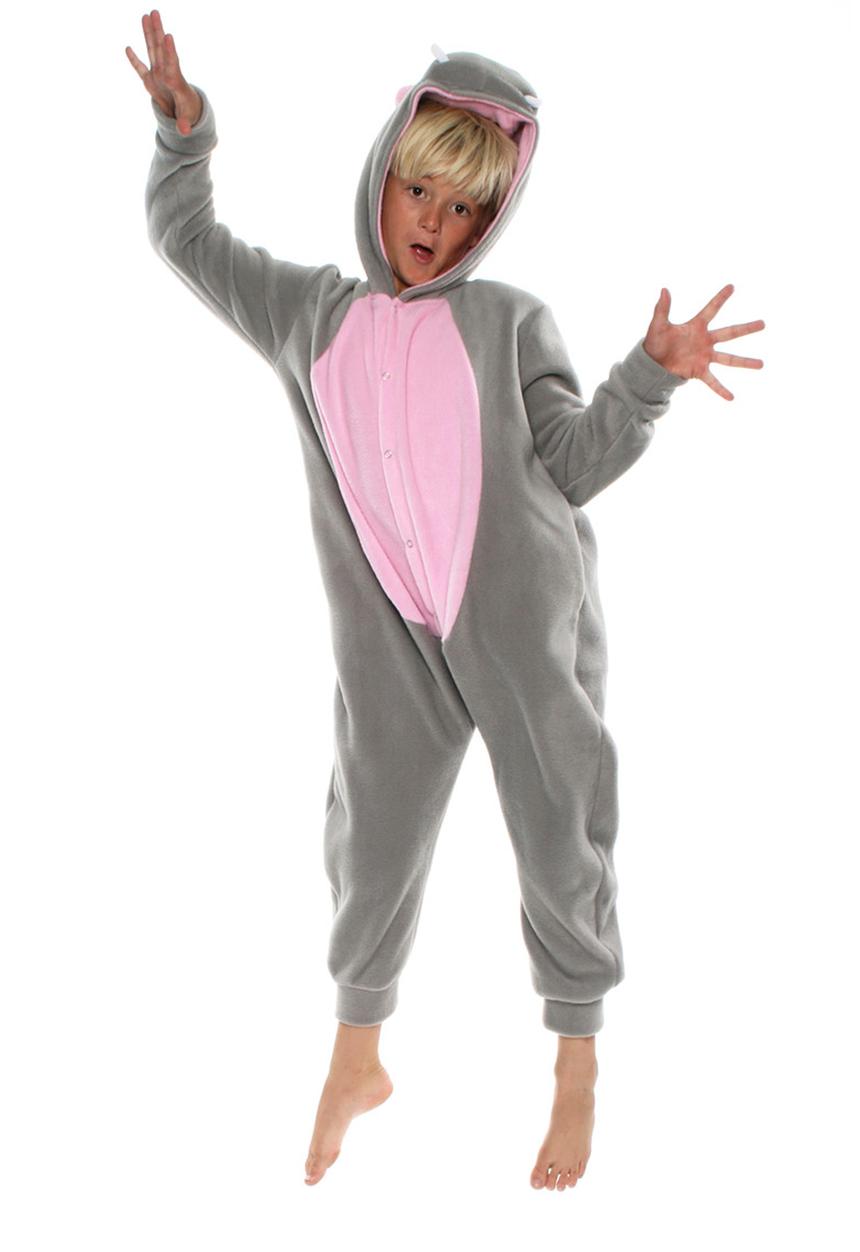 aFREAKa Clothing - Hippo Onesie Grey