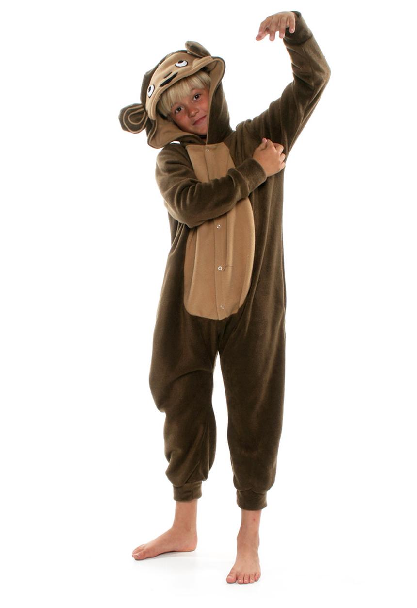 aFREAKa Clothing - Monkey Onesie Dark Brown