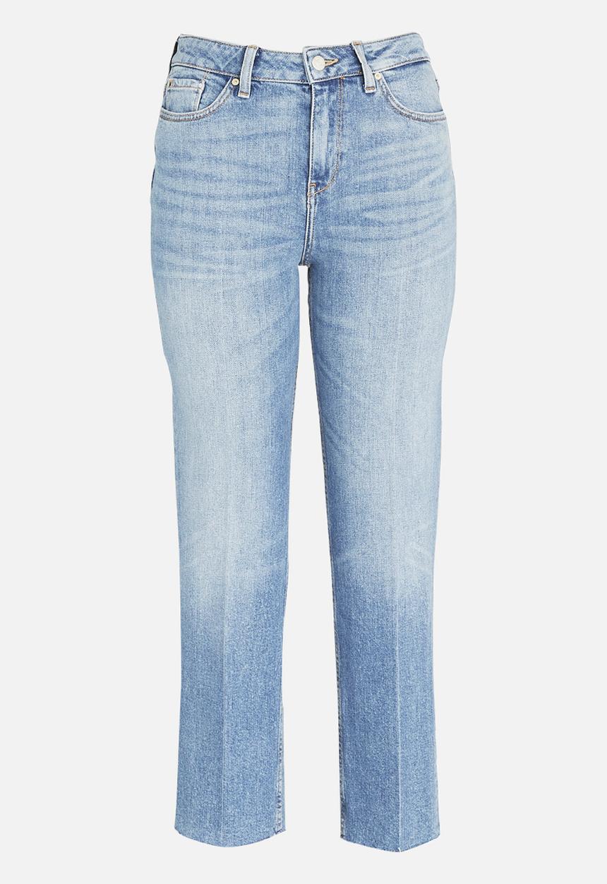 Tommy Hilfiger - Straight Leg Cropped Jeans Mid Blue