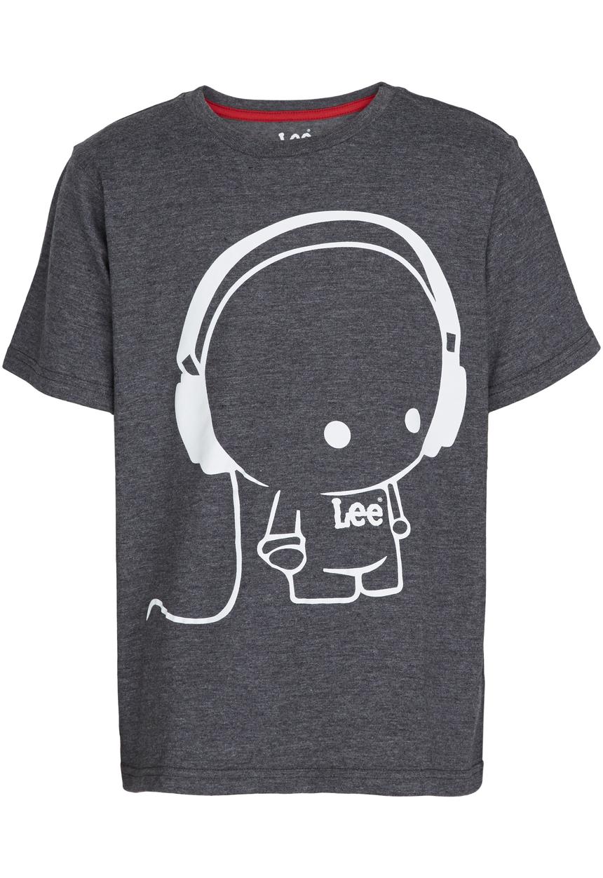 Lee  - Listen To Me  Tee Dark Grey