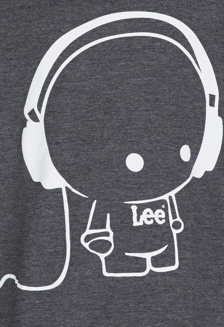 Lee  - Listen To Me  Tee Dark Grey