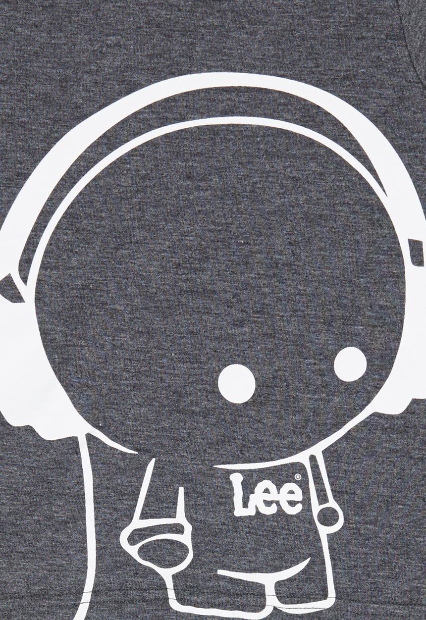 Lee  - Listen To Me  Tee Dark Grey