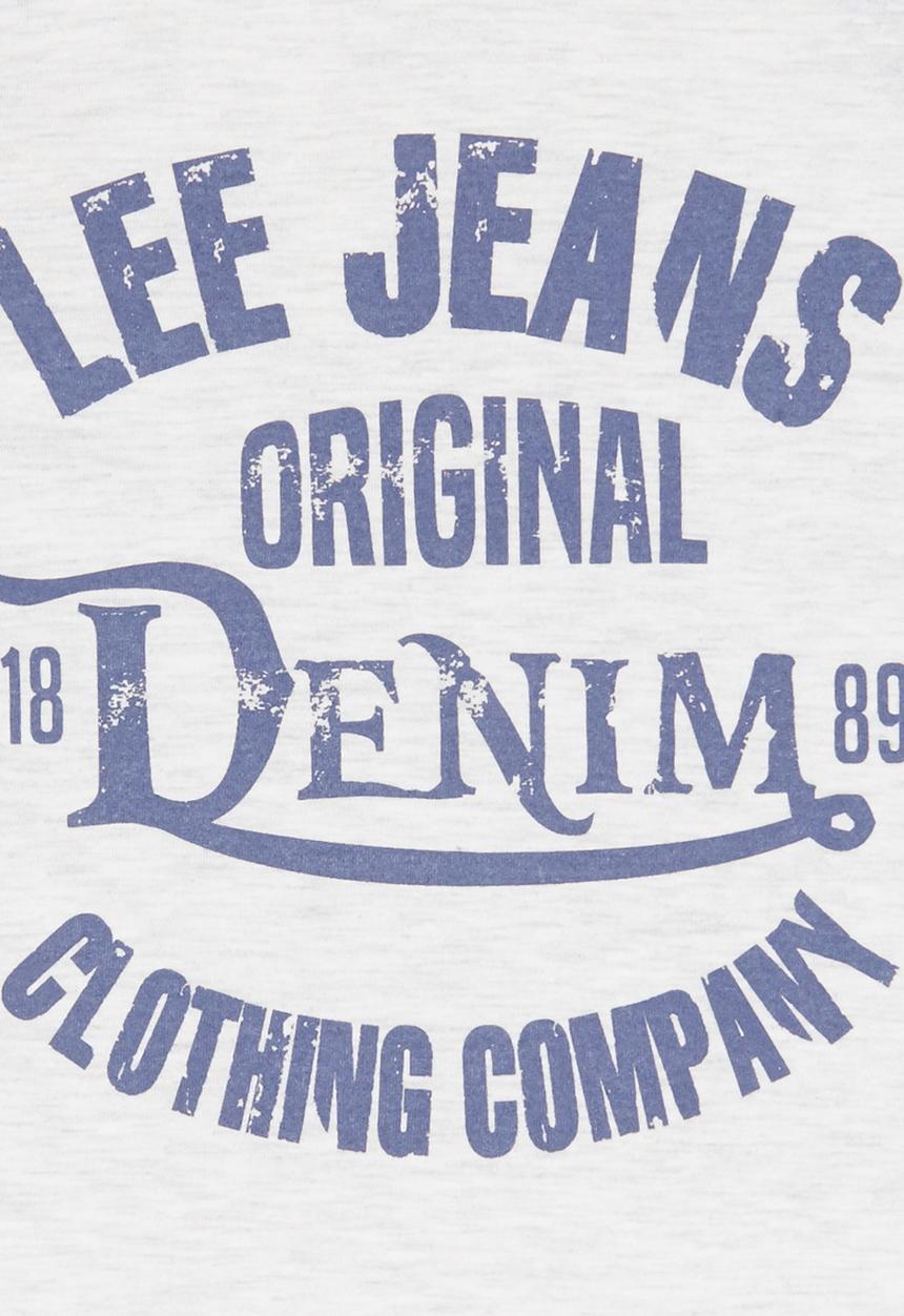 Lee  - Raglan Denim  Tee Grey