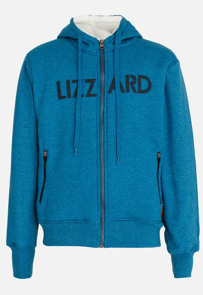 Lizzard - Aksel Zip Thru Hoodie Mid Blue