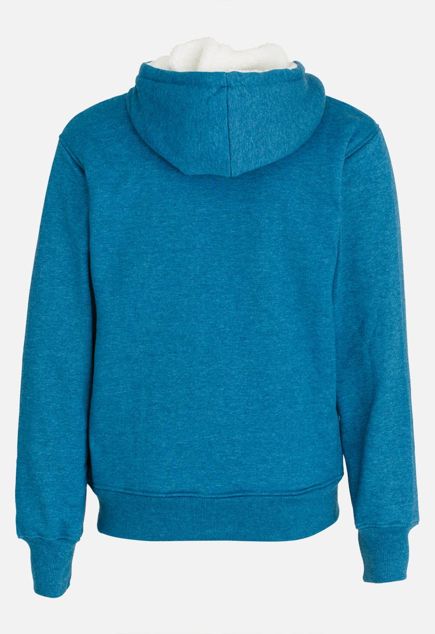 Lizzard - Aksel Zip Thru Hoodie Mid Blue