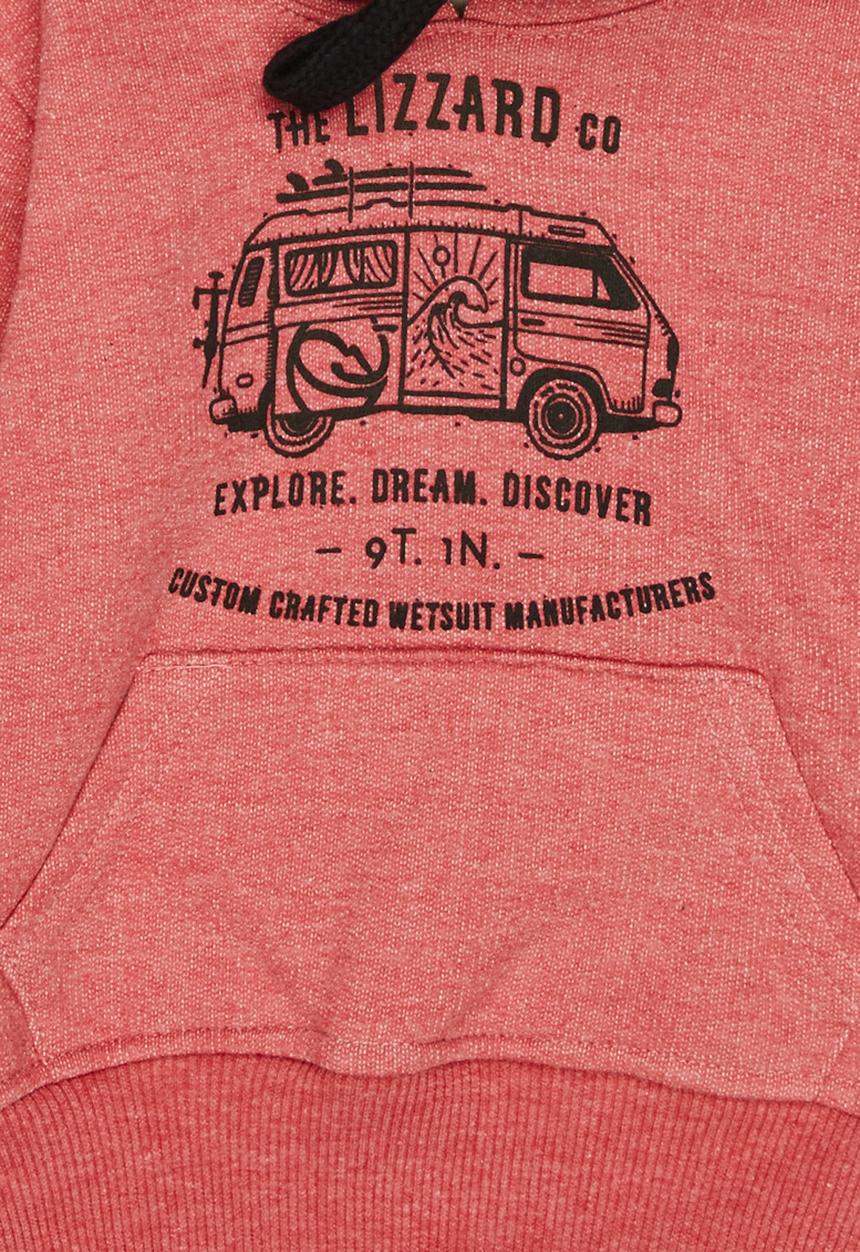 Lizzard - Delric Hoody Red