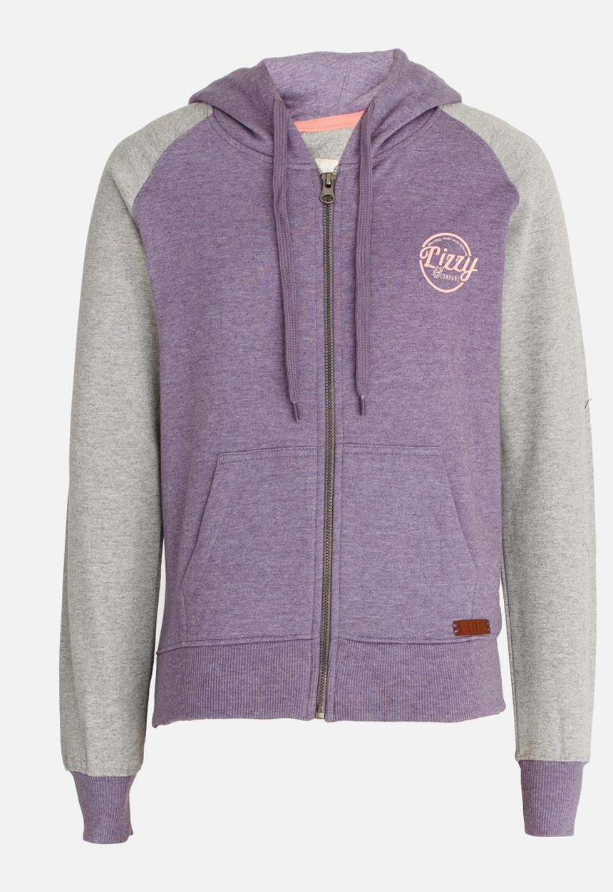 Lizzy - Alvilda Zip Through Hoodie Mid Purple