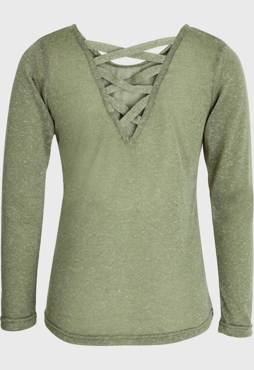 Lizzy - Astraea Long Sleeve Tee Green