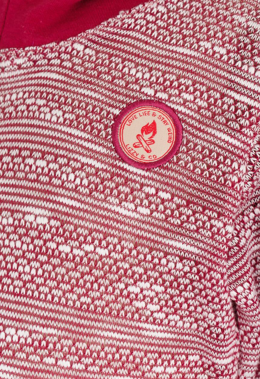 Lizzy - Loire Pullover Hoodie Dark Pink